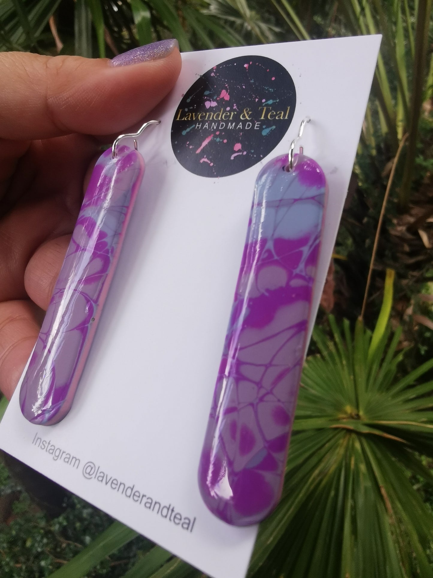 Mokume Gane Popsicle Stick Hooks