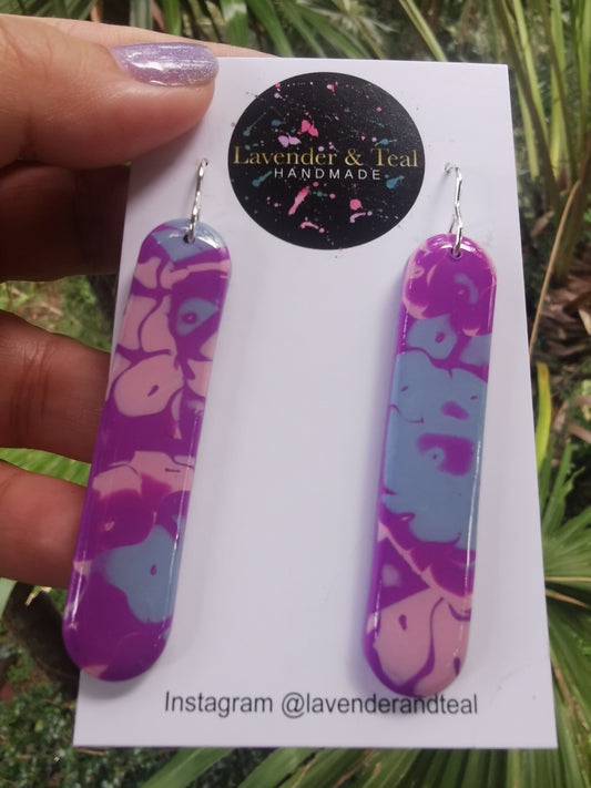 Mokume Gane Popsicle Stick Hooks